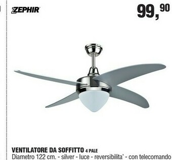 BricolaRge Zephir Ventilatore offerta