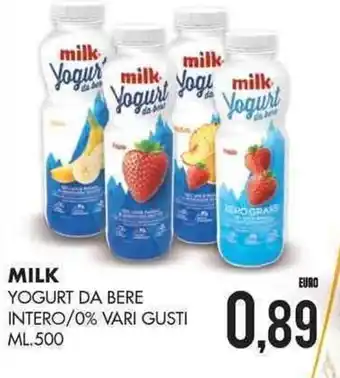 Milk Yogurt Da Bere Intero/0% Vari Gusti ml. 500