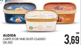 Algida Carte D'OR vari gusti Classici gr. 500