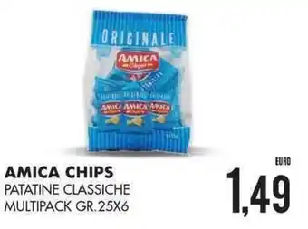Amica Chips Patatine Classiche Multipack gr. 25x6