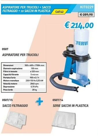 Fervi Nastro adesivo offerta