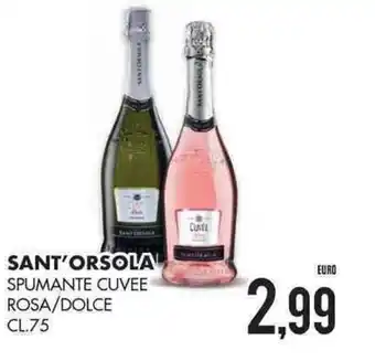 Mazzeo Giocattoli Sant'Orsola Spumante Cuvee Rosa/Dolce cl. 75 offerta