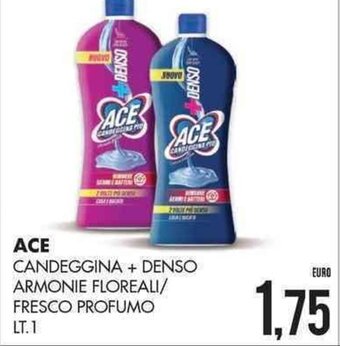 Mazzeo Giocattoli Ace Candeggina + Denso Armonie Floreali/Fresco Profumo lt. 1 offerta