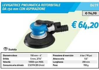 Fervi Levigatrice offerta
