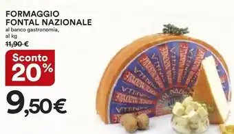Ipercoop Fontal Nazionale Formaggio offerta