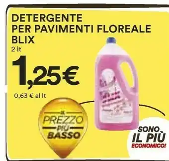 Ipercoop Blix Detergente Per Pavimenti Floreale offerta