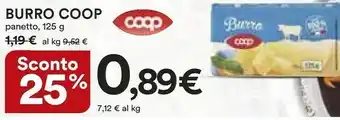 Ipercoop Coop - Burro 125 G(ml) offerta