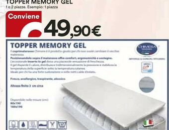 Chimera Topper Memory Gel