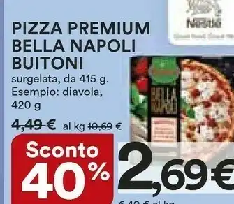 Ipercoop Buitoni Buitoni Pizza Premium Bella Napoli offerta