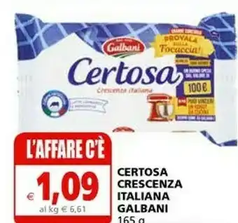 Il Gigante Galbani Certosa offerta