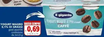 Il Gigante Yogurt magro offerta