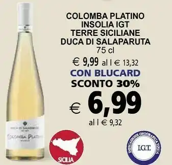 Il Gigante Terre siciliane Vino bianco offerta