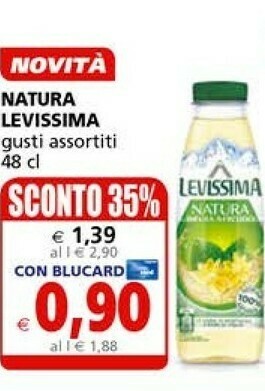 Il Gigante Levissima Acqua offerta