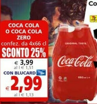 Il Gigante Coca Cola Coca cola zero offerta