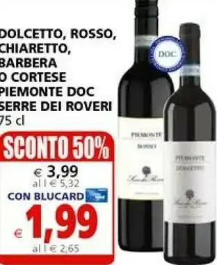 Il Gigante Cortese Vino rosso offerta
