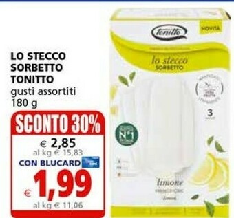 Il Gigante Sorsetto Sorbetto offerta