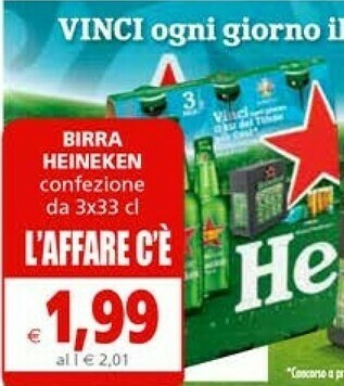 Il Gigante Heineken Birra offerta