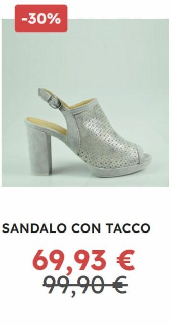 Sandalo con tacco