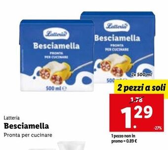 Lidl Besciamella offerta