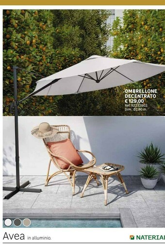 Leroy Merlin Ombrelloni da giardino offerta