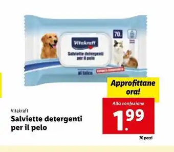 Salviette detergenti per il perlo