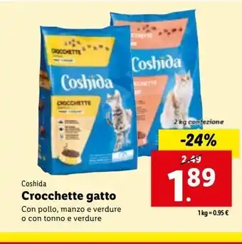 Lidl Crocchette gatto offerta
