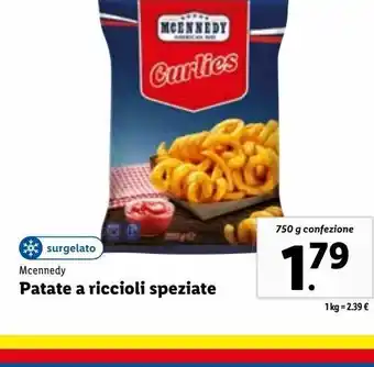 Lidl Patate a riccioli speziati 750g offerta