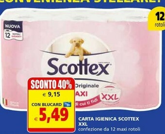 Il Gigante Scottex Carta igienica offerta