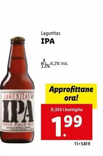 Lidl Ipa 0.355 l offerta