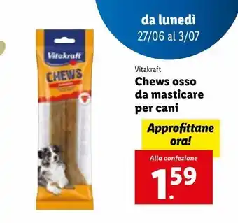 Chews osso da masticare per cani