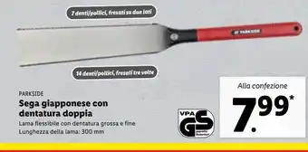 Lidl Set giapponese con dentatura doppia offerta