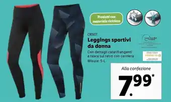 Lidl Leggins sportivi da donna offerta