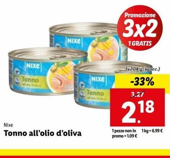 Tonno in olio d'oliva