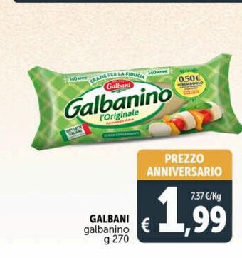 Deco Supermercati Galbanino galbani offerta