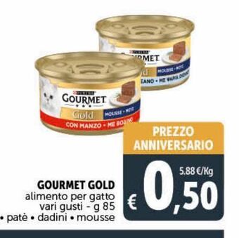 Gourmet gold alimento per gatto vari gusti g 85