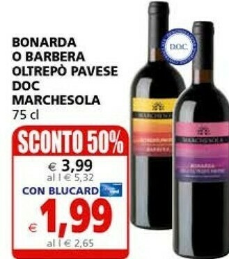 Il Gigante Barbera Vino rosso offerta
