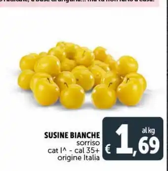 Deco Supermercati Susine bianche offerta
