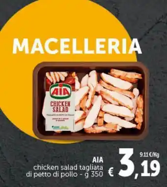 Aia chicken salad tagliata di petto di pollo g 350
