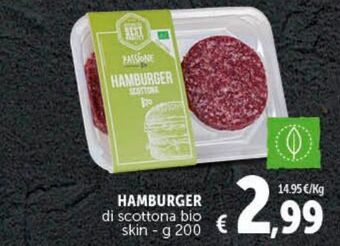 Deco Supermercati Hamburger offerta