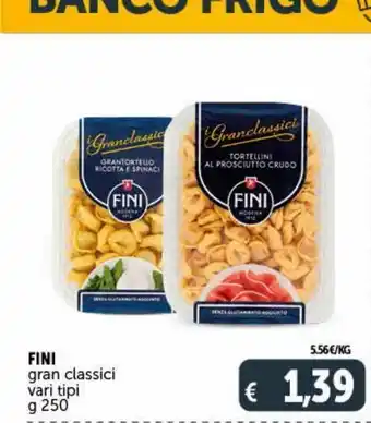 Deco Supermercati Fini gran classici vari gusti g 250 offerta