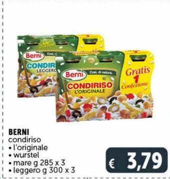 Deco Supermercati Berni condiriso offerta