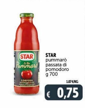 Deco Supermercati Star pummarò passata di pomodoro offerta