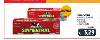 Deco Supermercati Simmenthal carne in scatola offerta