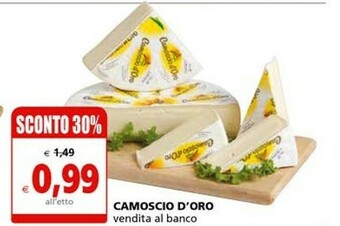 Il Gigante Camoscio d'Oro Formaggio offerta