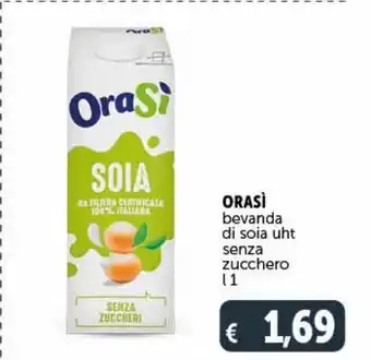 Deco Supermercati Orasì bevanda di soia senza zucchero l 1 offerta