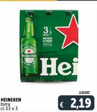 Deco Supermercati Heineken birra cl 33 x 3 offerta