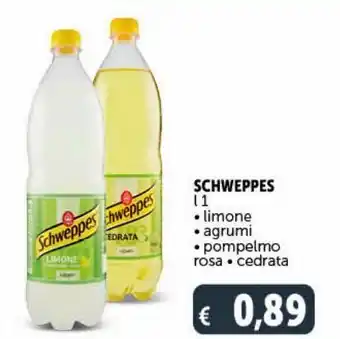 Schweppes l 1 limone agrumi pompelmo roso cedrata