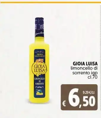 Deco Supermercati Gioia luisa limoncello di sorrento igpp cl 70 offerta