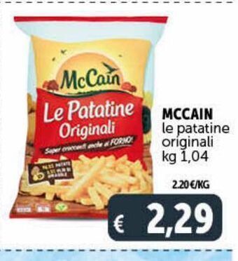 Deco Supermercati Mccain le patatine originali offerta