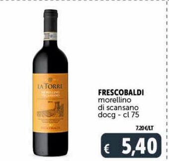 Deco Supermercati Frescobaldi morellino di scansano docg cl 75 offerta